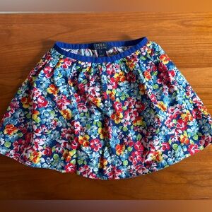 Polo by Ralph Lauren Girl's Multicolor Floral Skirt